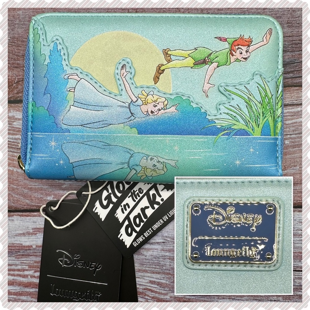 LOUNGEFLY | Disney Peter Pan Zip Around Wallet NWT